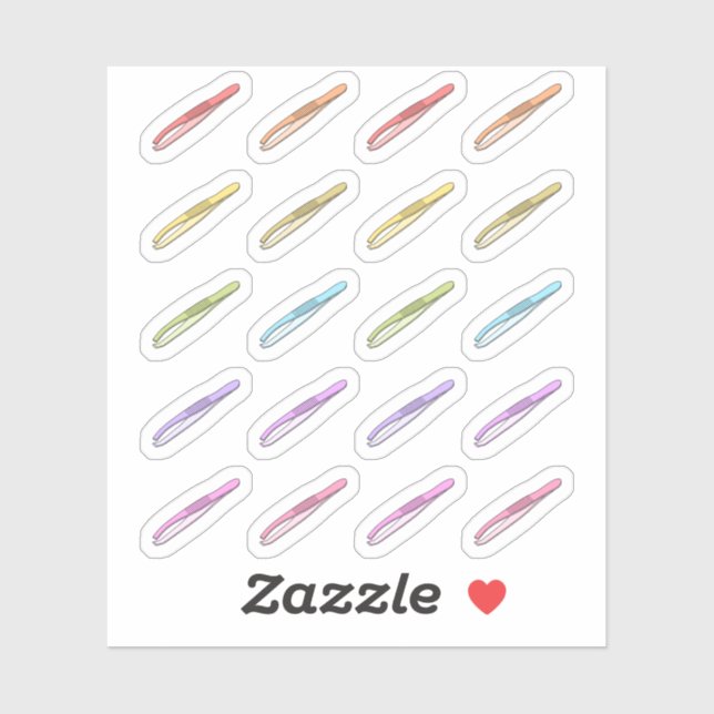 Tweezers Eyebrows Beauty Salon Reminder Planner (Sheet)