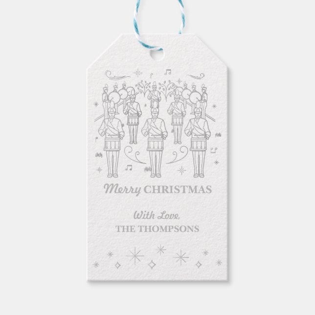 TWELFTH DAY OF CHRISTMAS / Christmas Gift Tag (Front)