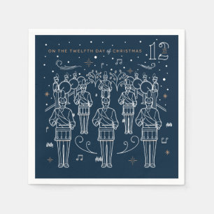 Twelfth Day of Christmas Party Paper Napkins