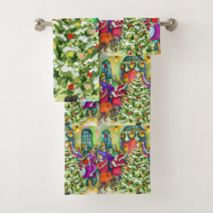 Twelfth Night Bath Towel Set