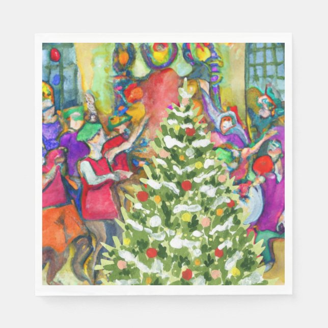 Twelfth Night Napkin (Front)