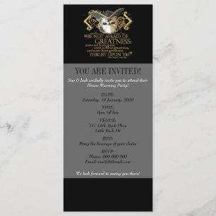 Twelfth Night Quote (Gold Version) Invitation