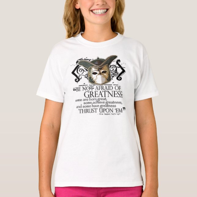 Twelfth Night Quote T-Shirt (Front)