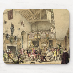 Twelfth Night Revels in the Great Hall, Haddon Hal Mouse Mat