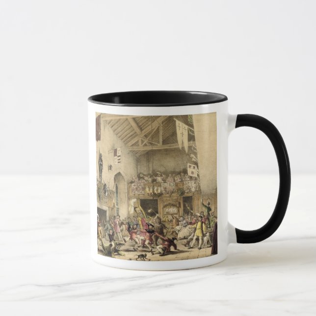 Twelfth Night Revels in the Great Hall, Haddon Hal Mug (Right)