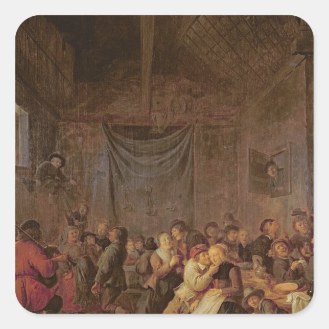 Twelfth Night Square Sticker (Front)