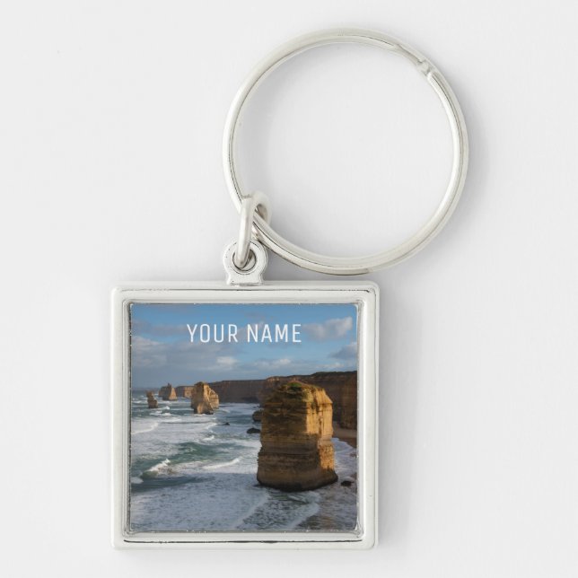 Twelve Apostles Great Ocean Road Trip Australia Key Ring (Front)