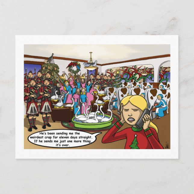 Twelve days of Christmas Card (Front)