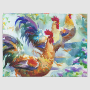 Twelve Days of Christmas: French Hens (A), Tissue Paper