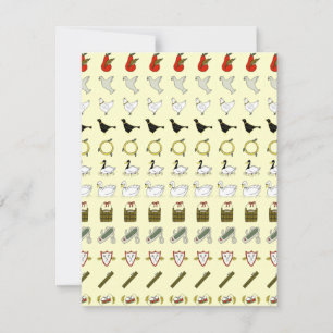 Twelve Days of Christmas Invitation