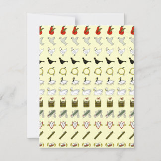 Twelve Days of Christmas Invitation