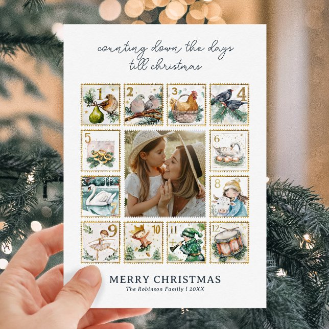 Twelve Days of Christmas Photo Holiday Card (Creator Uploaded)