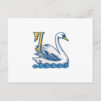 Twelve Days of Christmas - Seven Swans a-Swimming Holiday Postcard