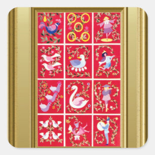 Twelve Days of Christmas, stickers