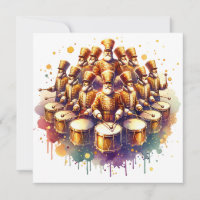 Twelve Drummers Drumming Twelve Days of Christmas