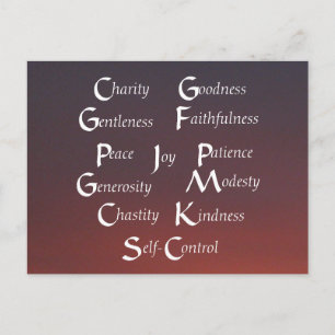 Twelve Fruits Postcard