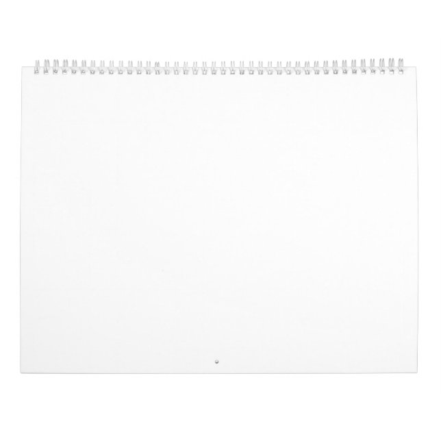 Twelve Month Racoon Calendar (Back)