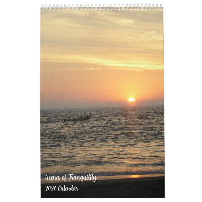 Twelve Months by the Sea Calendar (Cover)