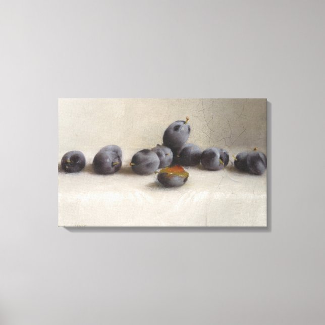 Twelve Plums Canvas Print (Front)