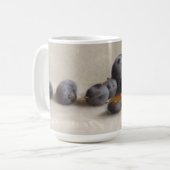 Twelve Plums Coffee Mug (Front Left)