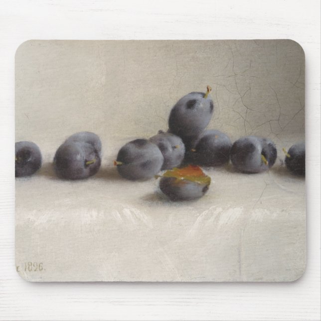 Twelve Plums Mouse Mat (Front)
