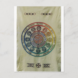 Twelve tribes and disciples postcard