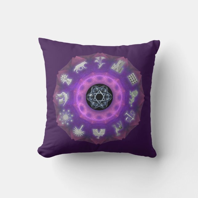 Twelve Tribes Cushion (Front)