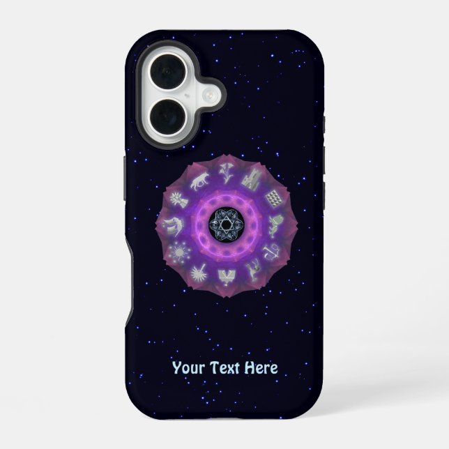 Twelve Tribes iPhone 16 Case (Back)