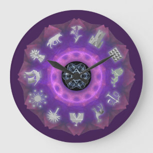 Twelve Tribes Large Clock