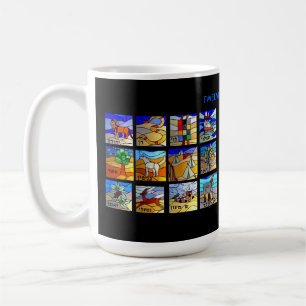 TWELVE TRIBES OF ISRAEL COFFEE MUG