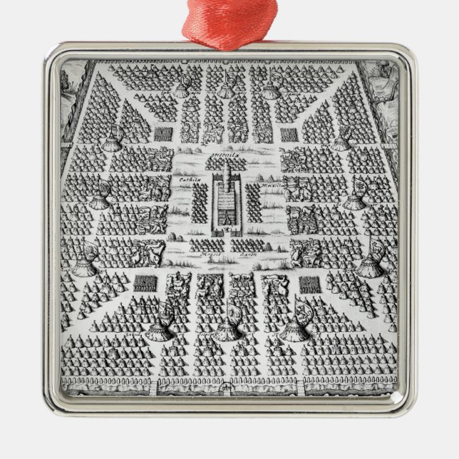 Twelve tribes of Israel Metal Tree Decoration (Front)