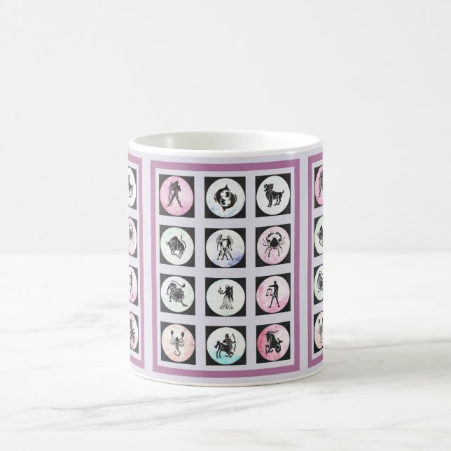 Twelve Zodiac Signs Coffee Mug (Center)