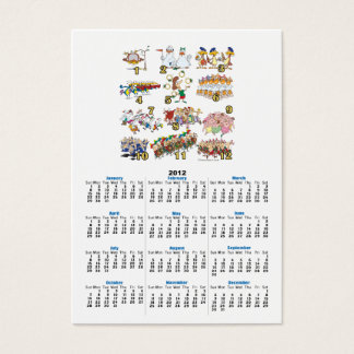 twelves days christmas song cartoon