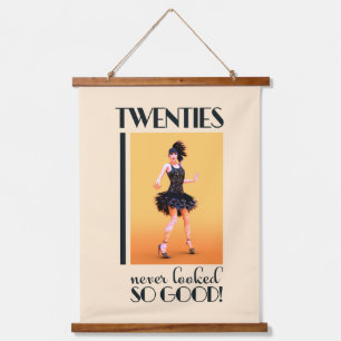 Twenties never looked so good Vintage Hanging Tapestry