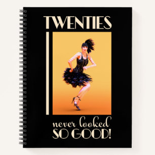 Twenties never looked so good Vintage Notebook
