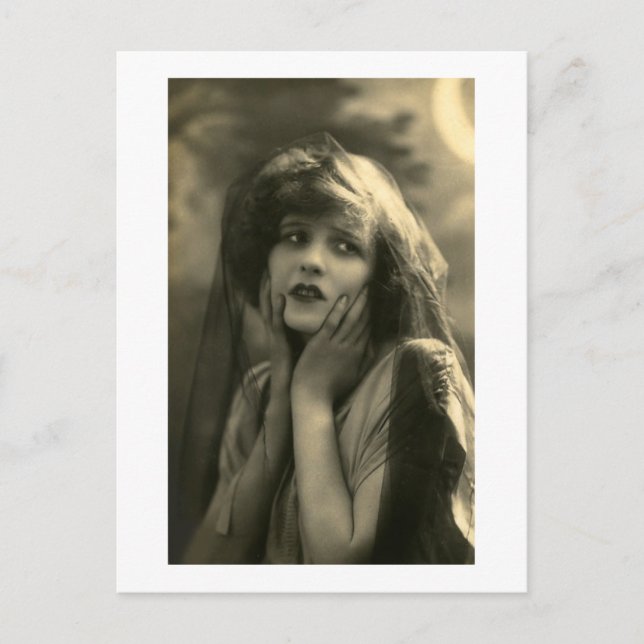 Twenties portrait postcard (Front)