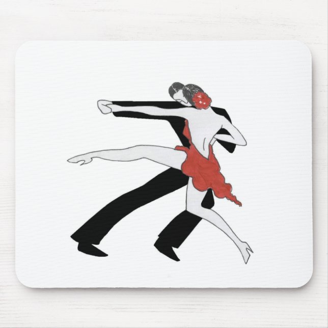 Twenties Tango Mouse Mat (Front)