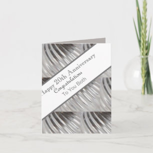 Twentieth Wedding Anniversary Platinum   Card