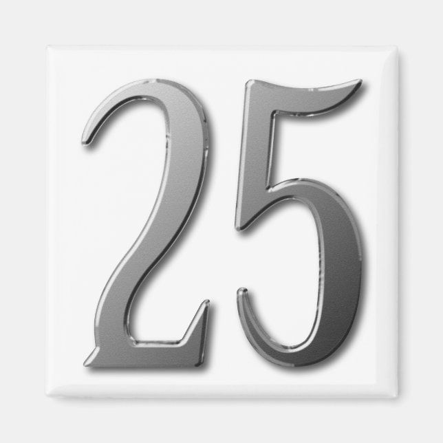Twenty Five Magnet (Front)