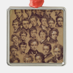 Twenty Five Pupils from the Studio of Antoine Metal Tree Decoration