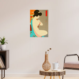 Twenty-four Figures of Charming Women Morikane Poster