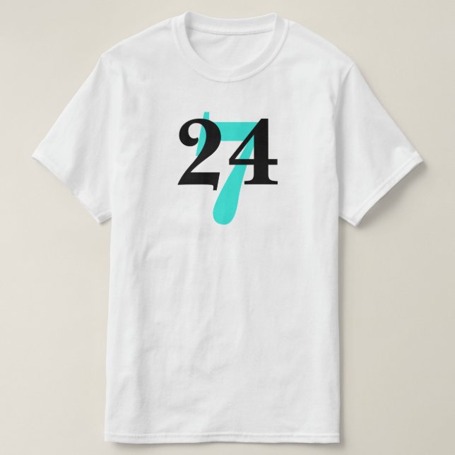 Twenty Four Seven 247 T-Shirt (Design Front)