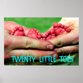 twenty little toes poster