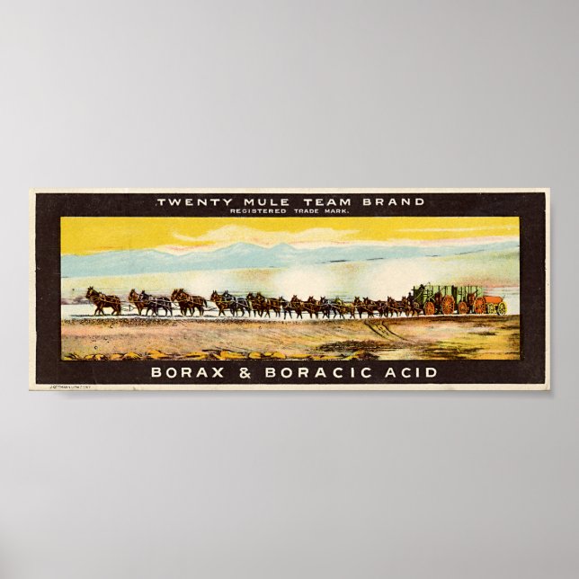 Twenty Mule Team Borax Poster (Front)