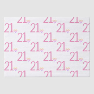 Twenty One Birthday  Tissue Paper