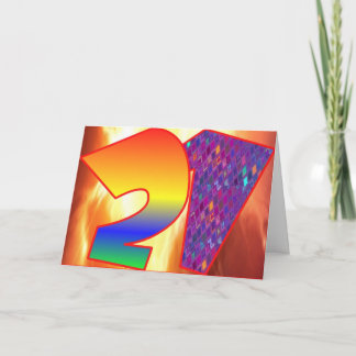 Twenty-One LEGAL IN MOST STATES Birthday Card