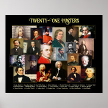 Twenty-One Masters Poster