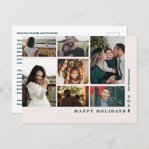 Twenty Twenty Tree Multi-Photo Holiday Postcard