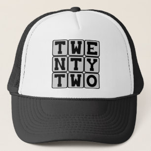 Twenty Two, Number 22 Trucker Hat