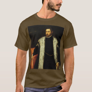 Twentyfive year old Youth with Furlined Coat by Ti T-Shirt